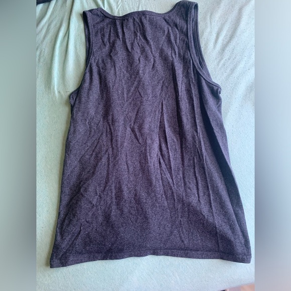 Port & Company Core Cotton I AM men’s tank top dark gray size M - Picture 3 of 7